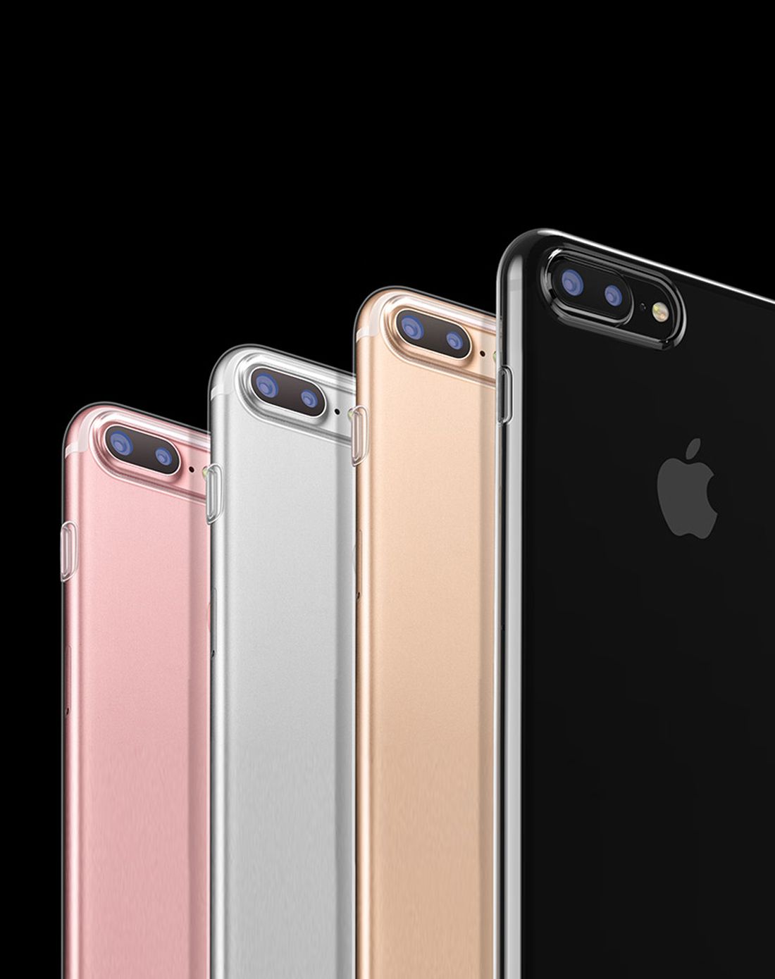 苹果i7 plus超薄透明全包裹手机保护软套