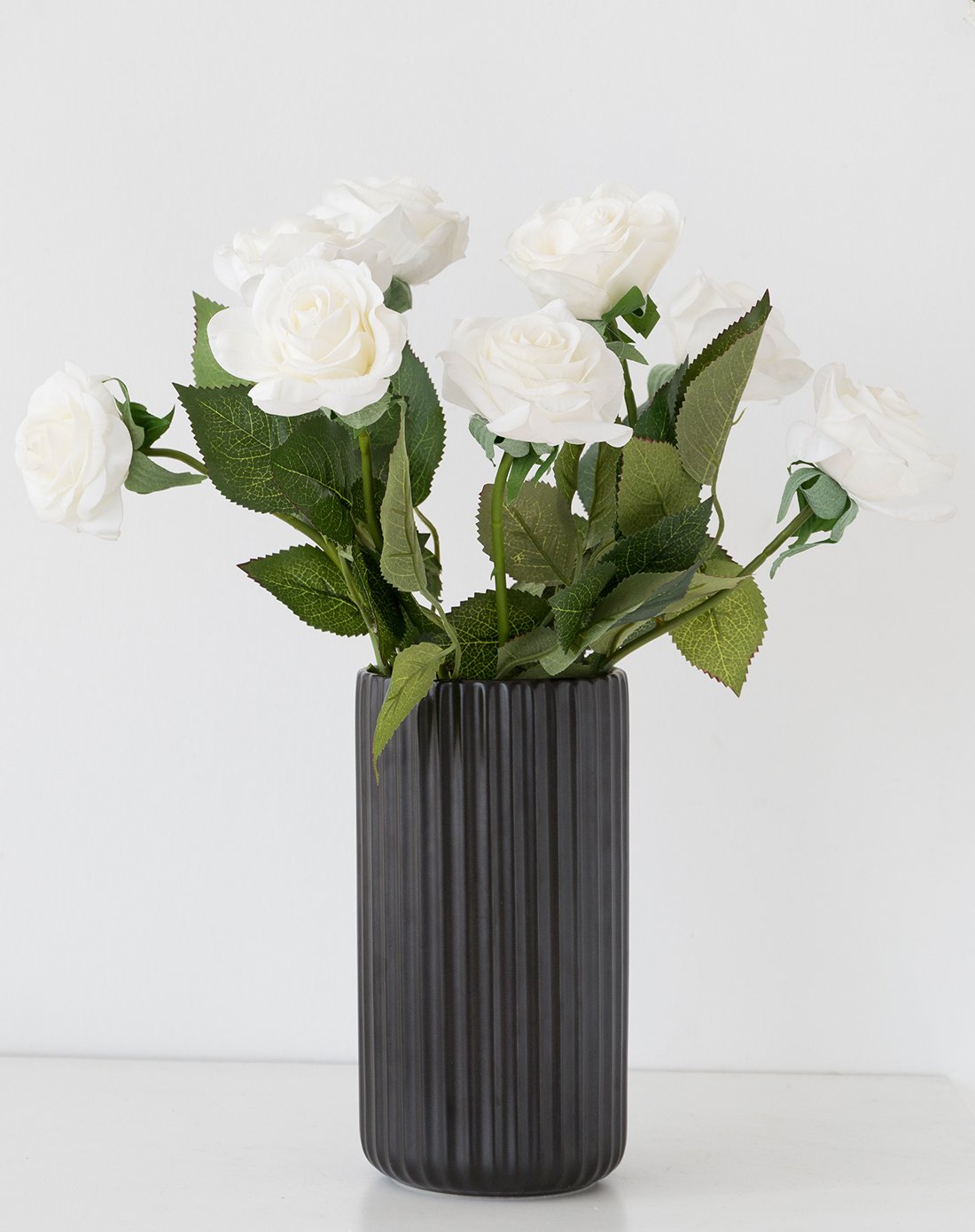 简约欧式客厅仿真干花插花器装饰品花瓶花艺套装生日礼物 居家花艺