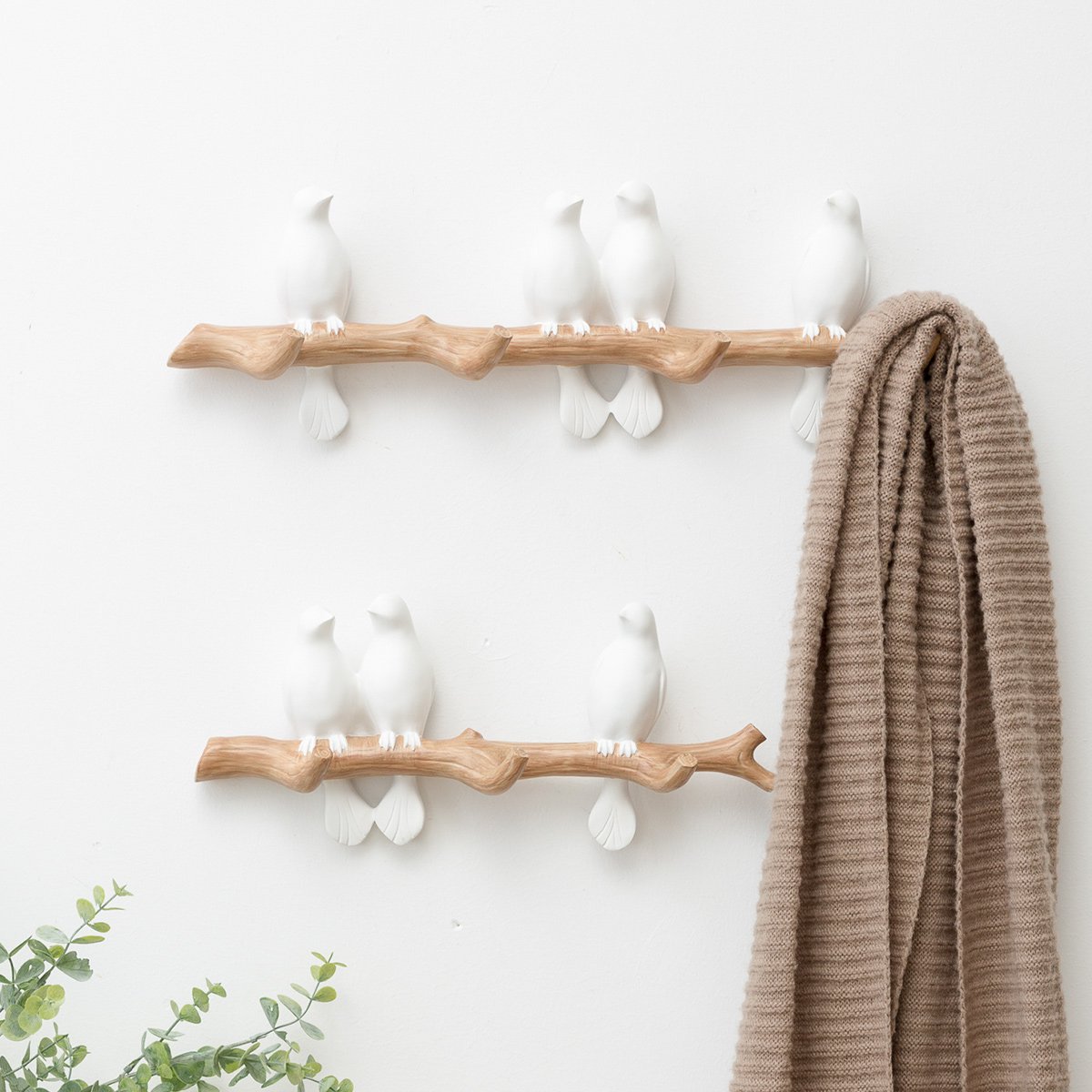 北欧ins风 塞纳特之歌系列-小鸟挂钩款 创意家居 墙上装饰挂衣钩 门口