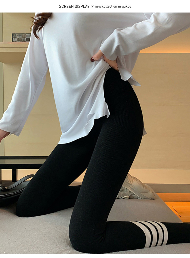 黑色修身打底裤女外穿弹力鲨鱼百搭家居身瑜伽裤显瘦魔术裤