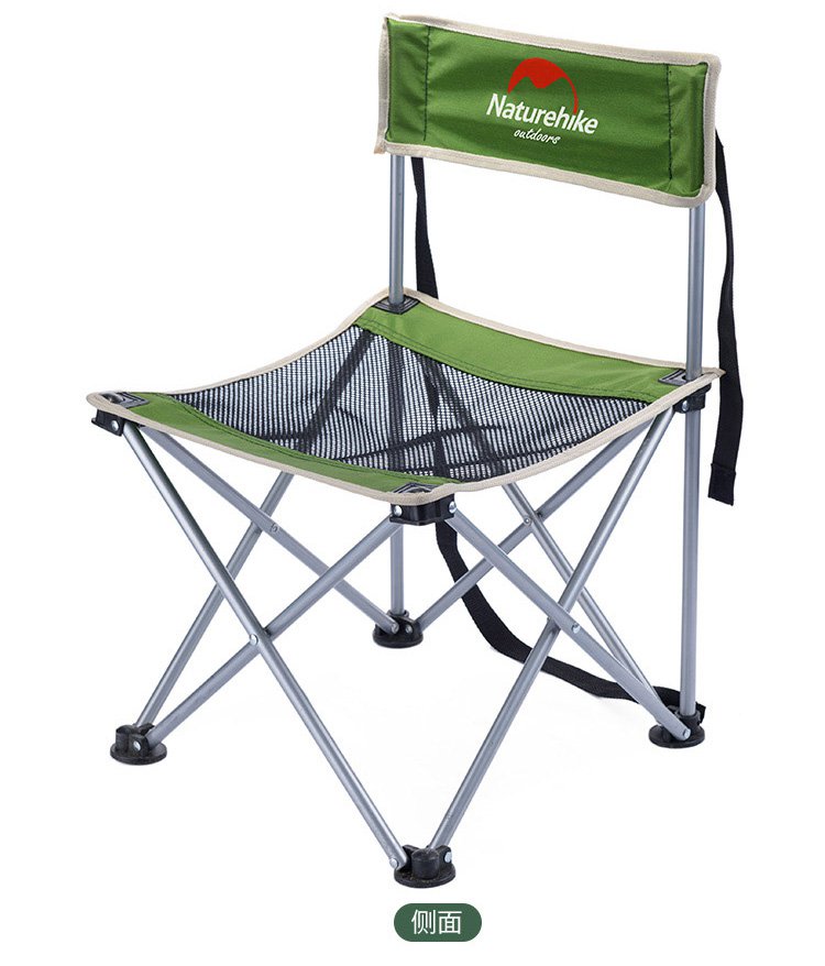 加粗钢管正红折叠椅 轻便承重100kgnaturehike