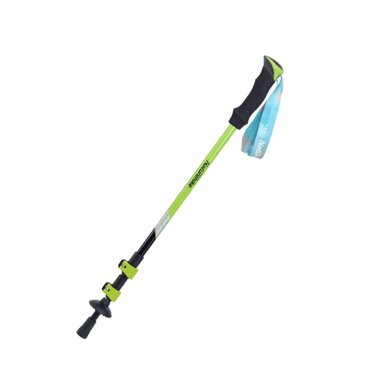 轻便260g 草绿登山杖 eva长手把naturehike