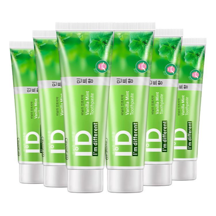 O-ZONE 【必囤超值家庭装】成人美白牙膏去黄去渍去牙垢异味清新口气除臭