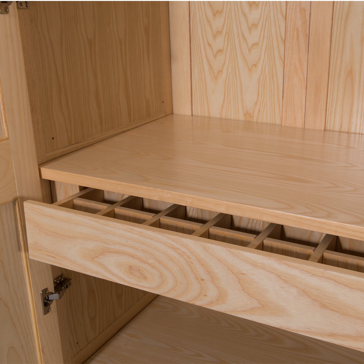 北欧家具白蜡木五门衣柜现代卧室衣柜衣橱