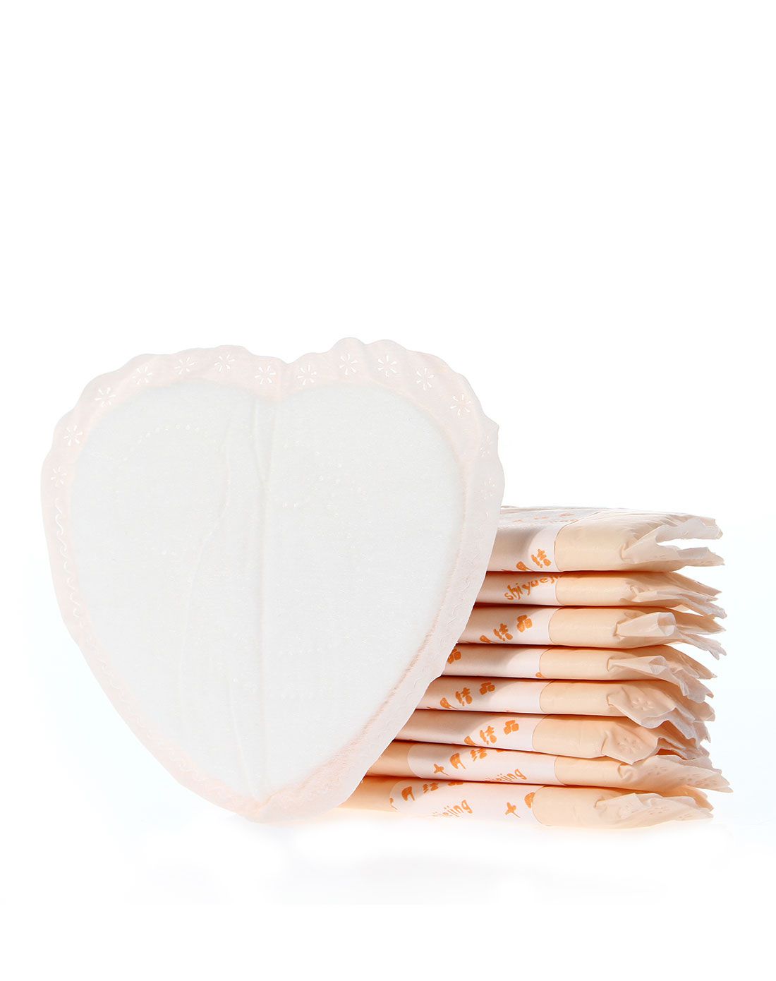十月结晶新款心型一次性防溢乳垫100片