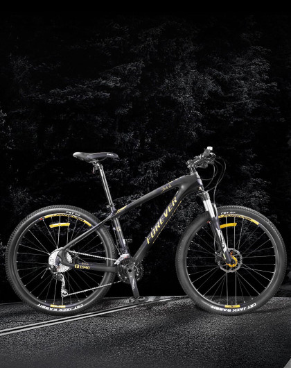 f0rever自行车30速27.5寸男女式/碳纤维车架山地车 旗舰型