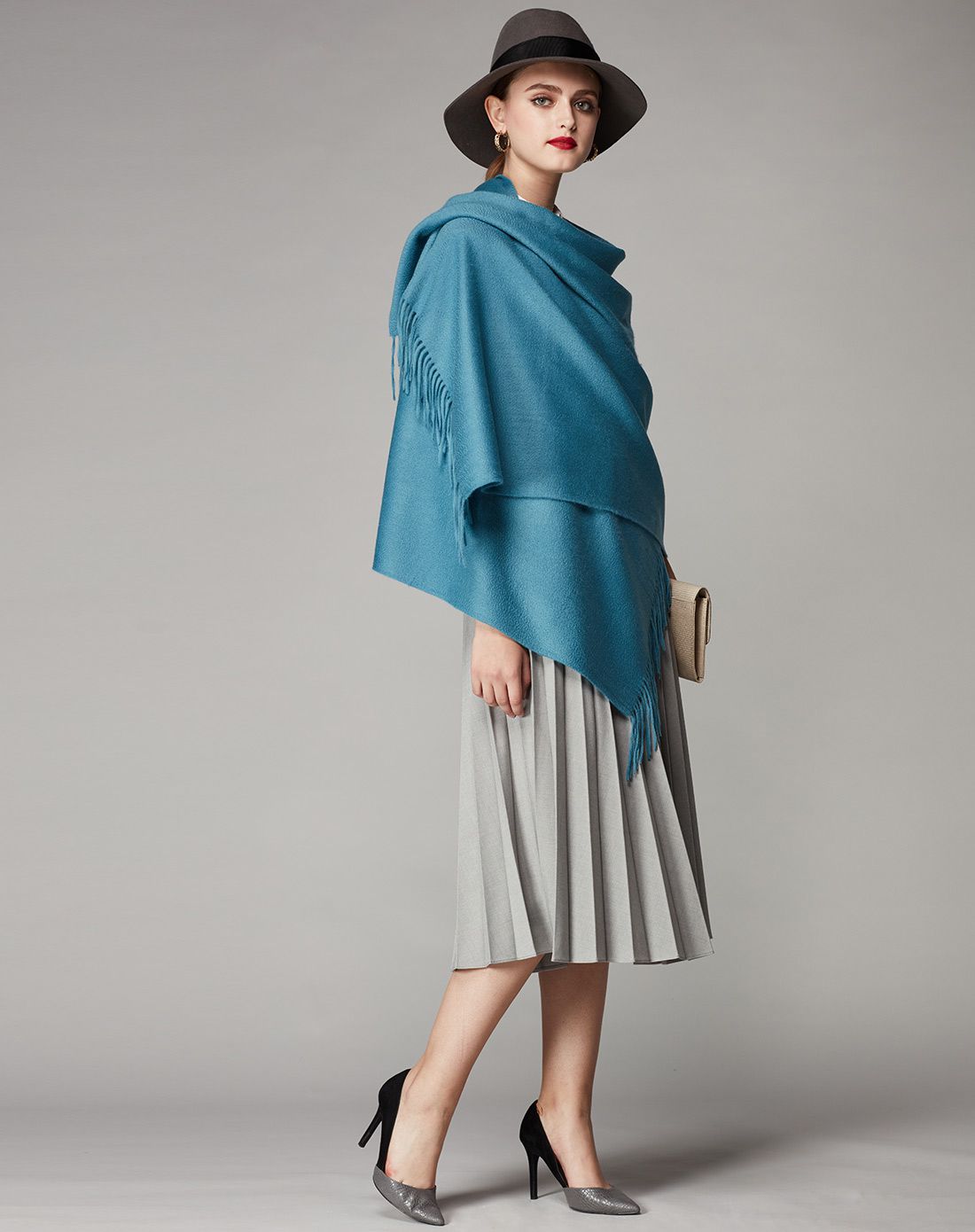 女士羊绒大披肩