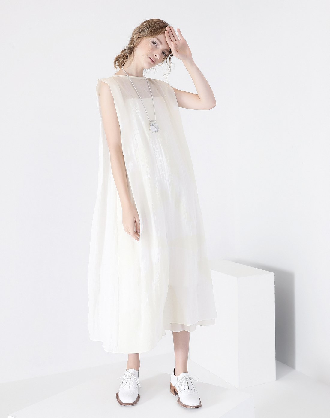 pure设计师女装ein言简约时尚一字领背心连衣裙ed3101911200_唯品会
