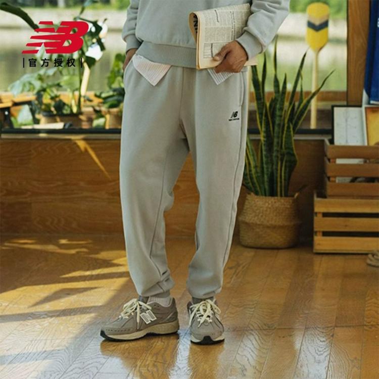New Balance Nb官方秋季男女美式复古休闲运动百搭针织裤6ld38101 In Gray