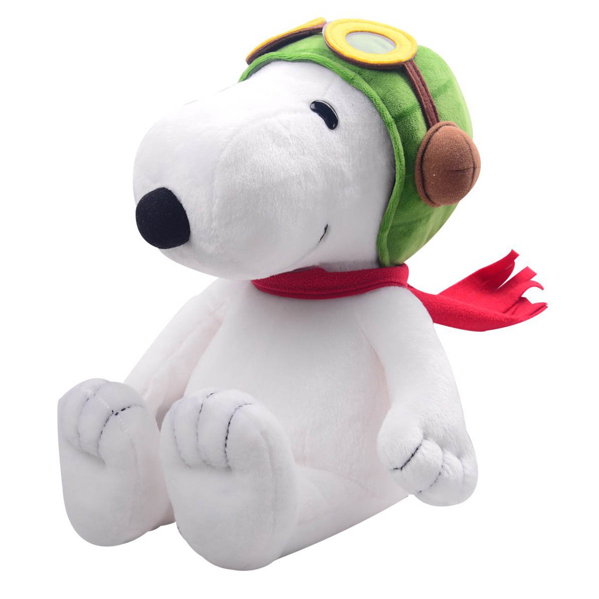 澳捷尔-迪士尼毛绒玩具公仔-史努比飞行员深绿色-9寸22cm