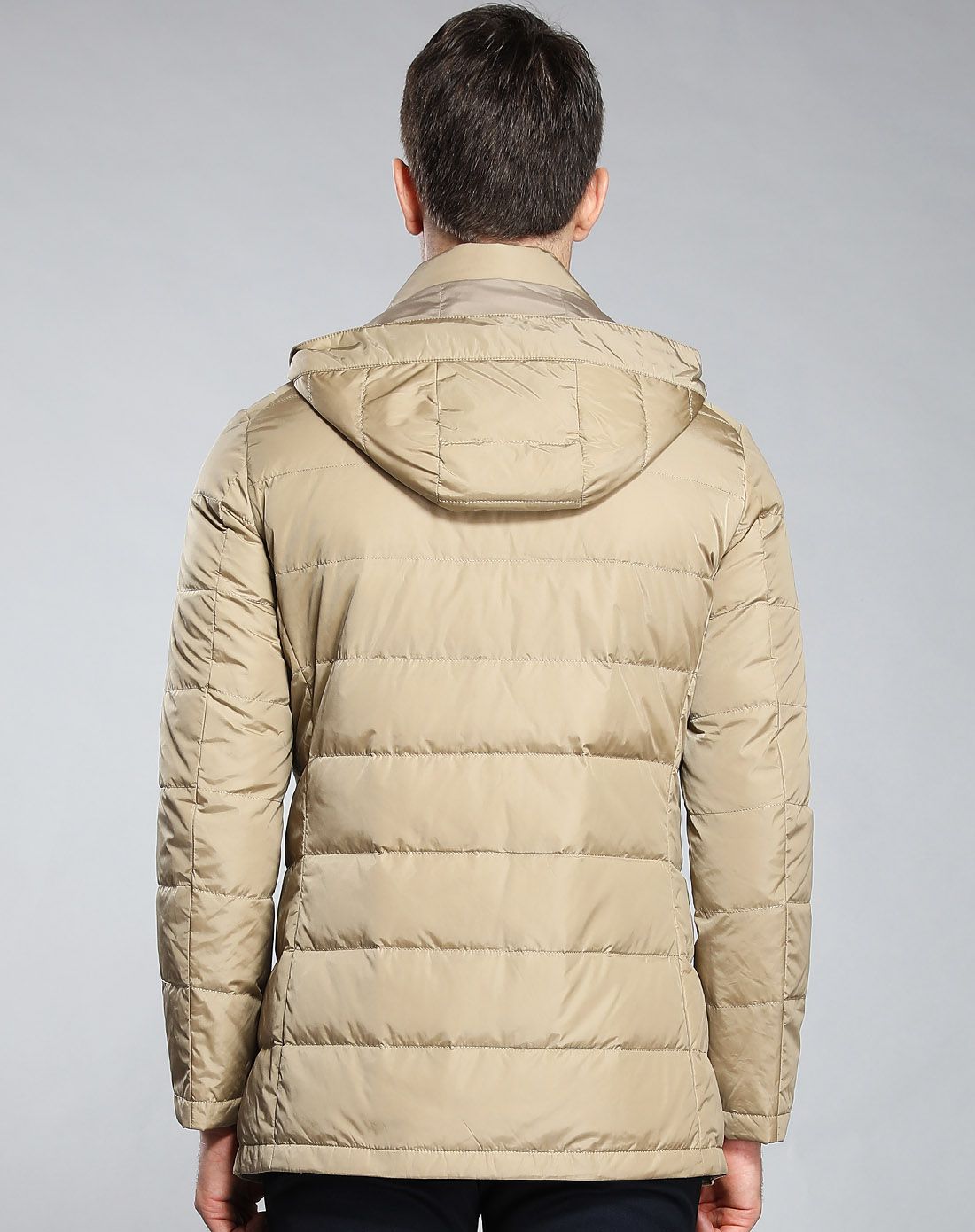 澳伦61多兰aolun duolan横压线简约可拆卸帽时尚羽绒服81626036-155