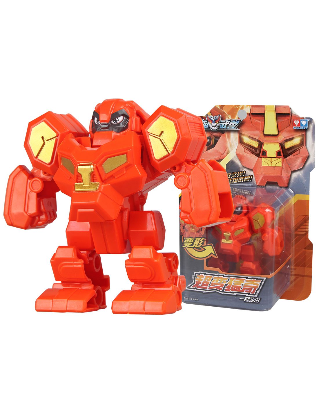 奥迪双钻auldey玩具专场【超变武兽】一键变形公仔系列513106_唯品会