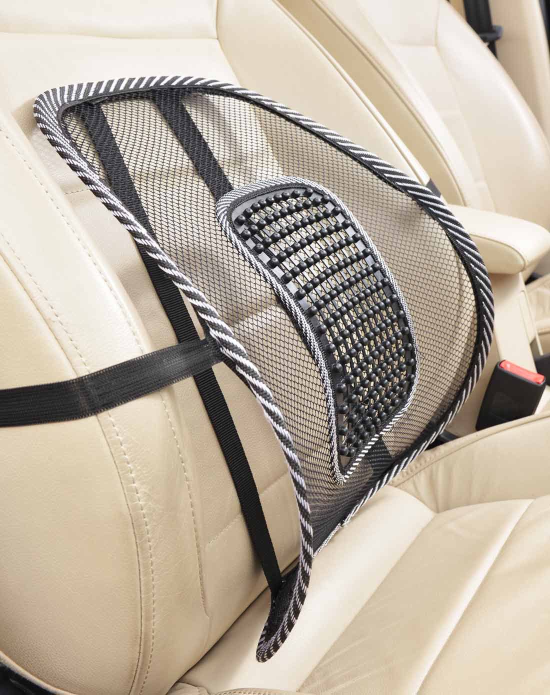 汽车腰靠车用靠背垫冰丝透气腰托夏季靠垫办公室护腰垫