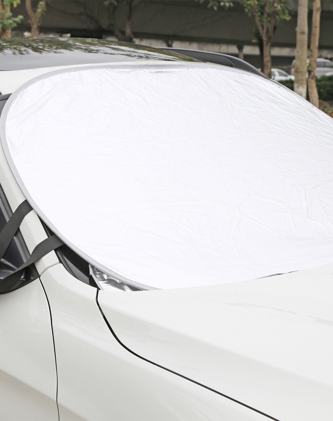 遮阳挡前档风玻璃防晒隔热遮阳帘汽车遮阳板铝箔太阳挡