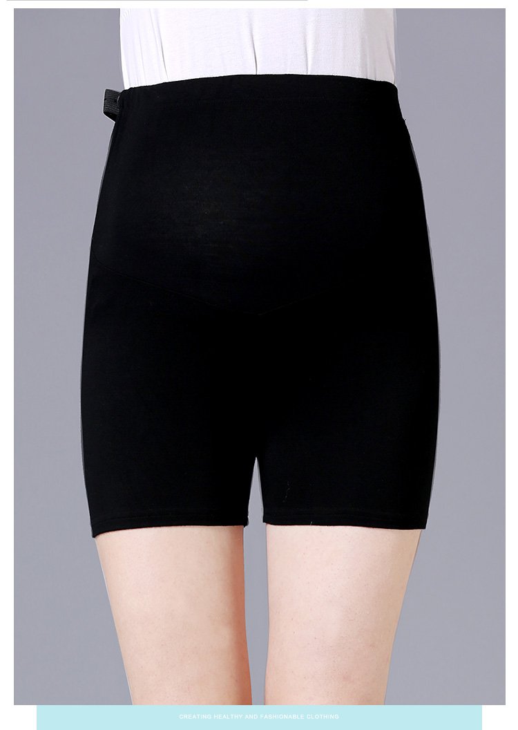 孕妇黑色舒适人棉安全裤平口安全裤黑色