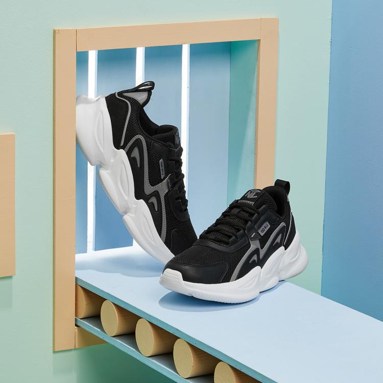 乔丹 【热卖推荐】秋冬男款运动休闲鞋网面透气轻便跑步鞋男学生运动鞋