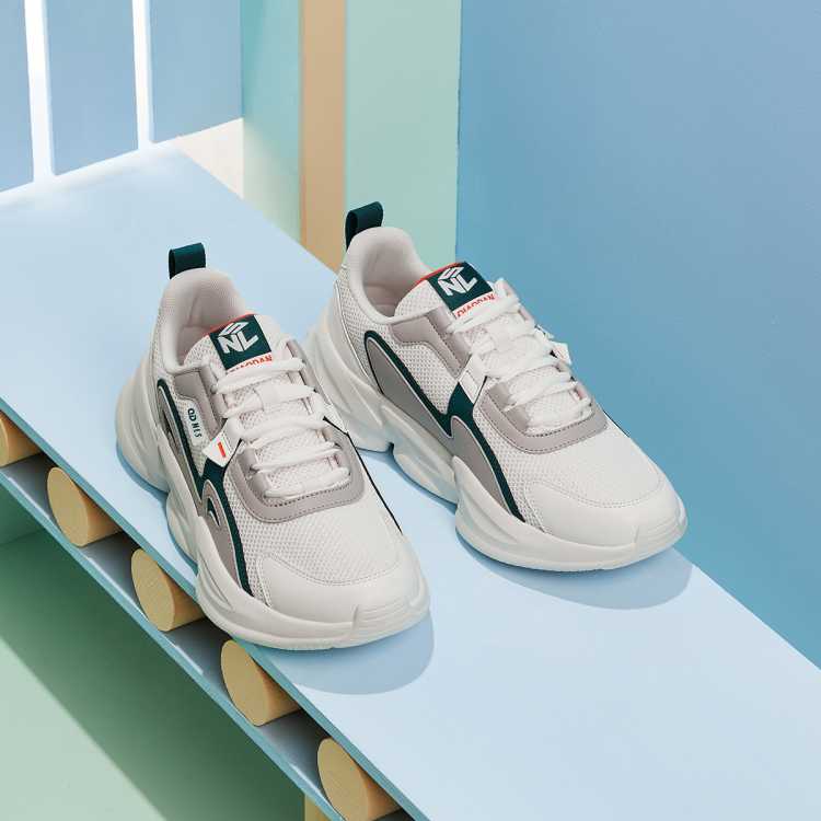 乔丹 【热卖推荐】春秋男款运动休闲鞋网面透气轻便跑步鞋男学生运动鞋