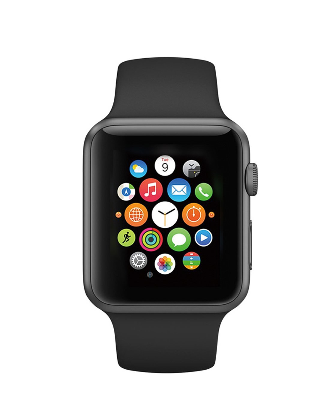 苹果apple套餐全系列专场apple watch s1 42毫米深空灰搭配黑色2mp032