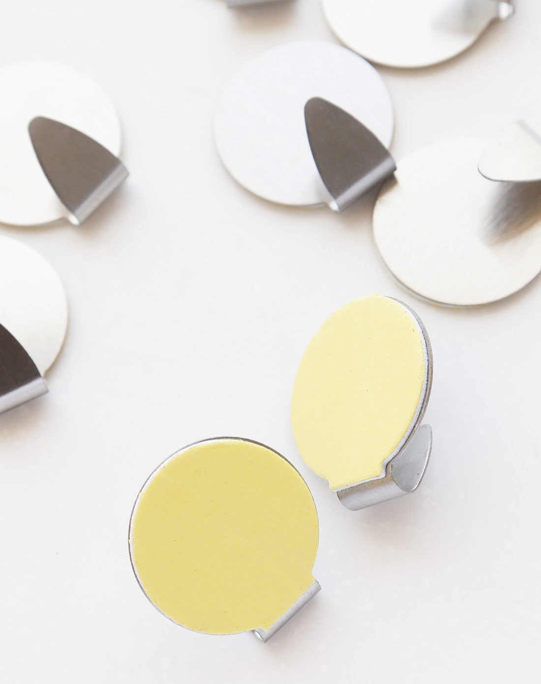 多用途不锈钢自粘挂钩-8入