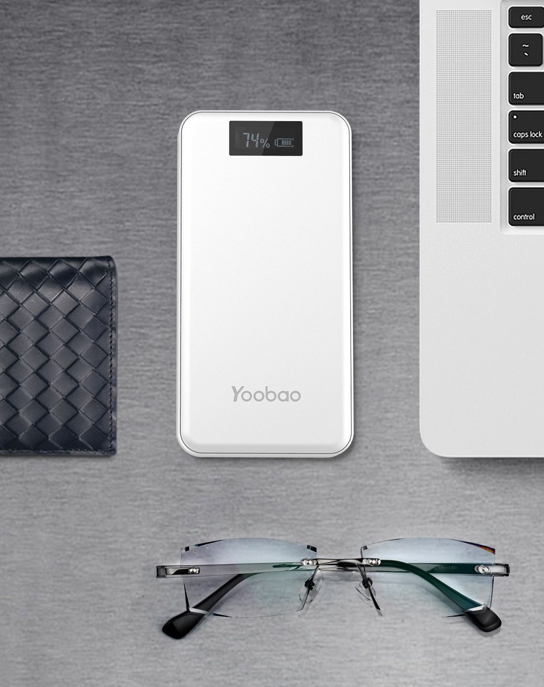 2万毫安2a极速4口充电宝 液晶屏显示