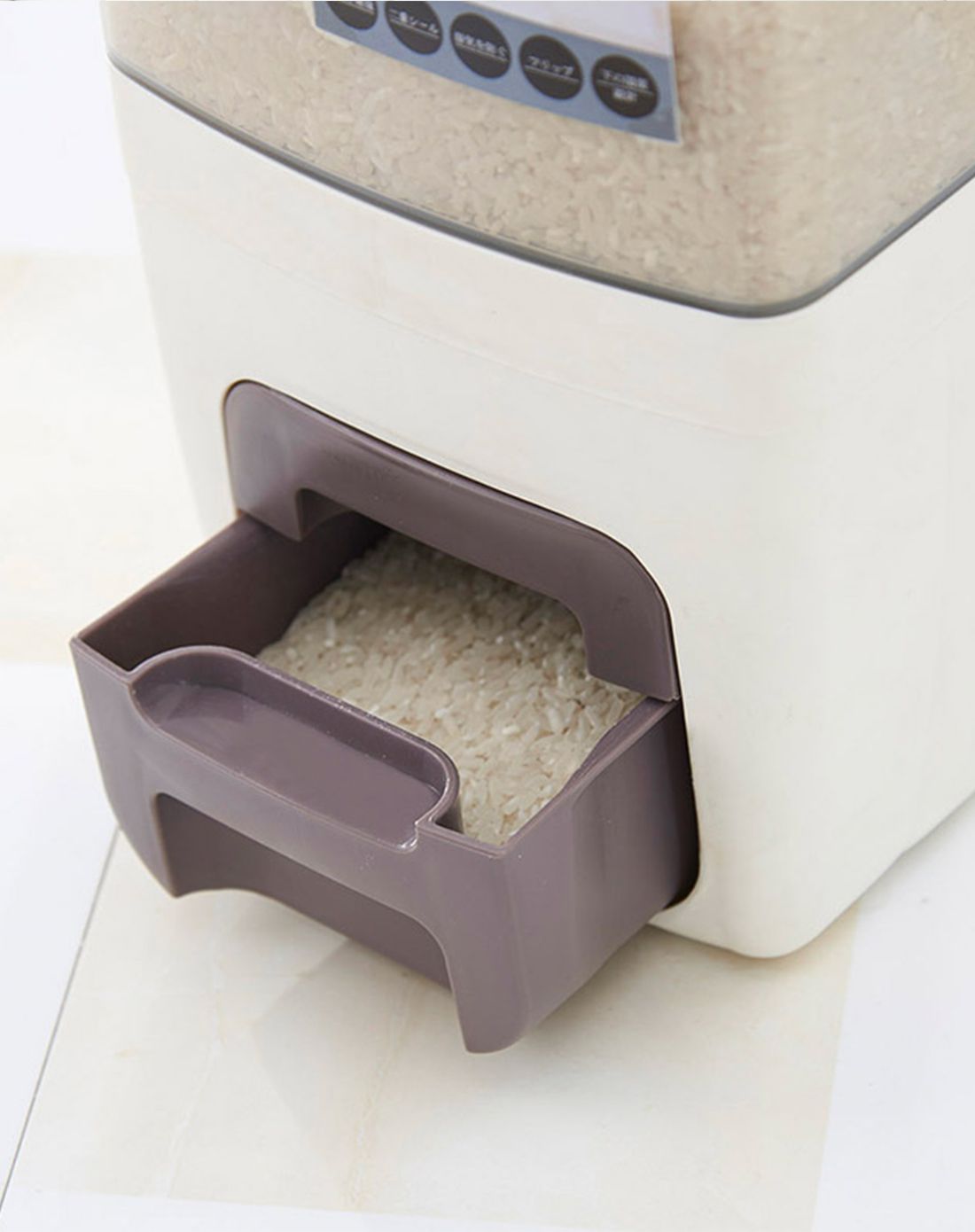 日式新一代多功能防潮虫漏环保储米桶