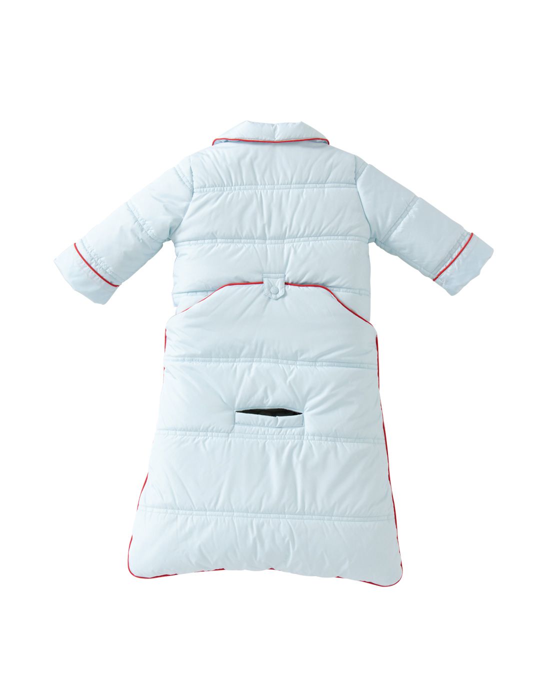 中性浅蓝秋冬太空夹棉多功能睡袋