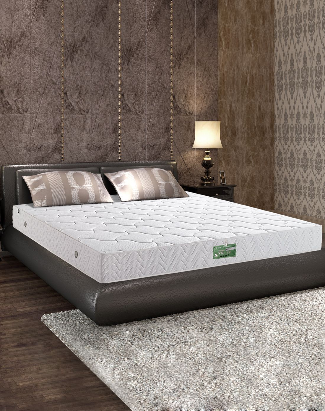 慕思床垫 双人席梦思精钢弹簧床垫