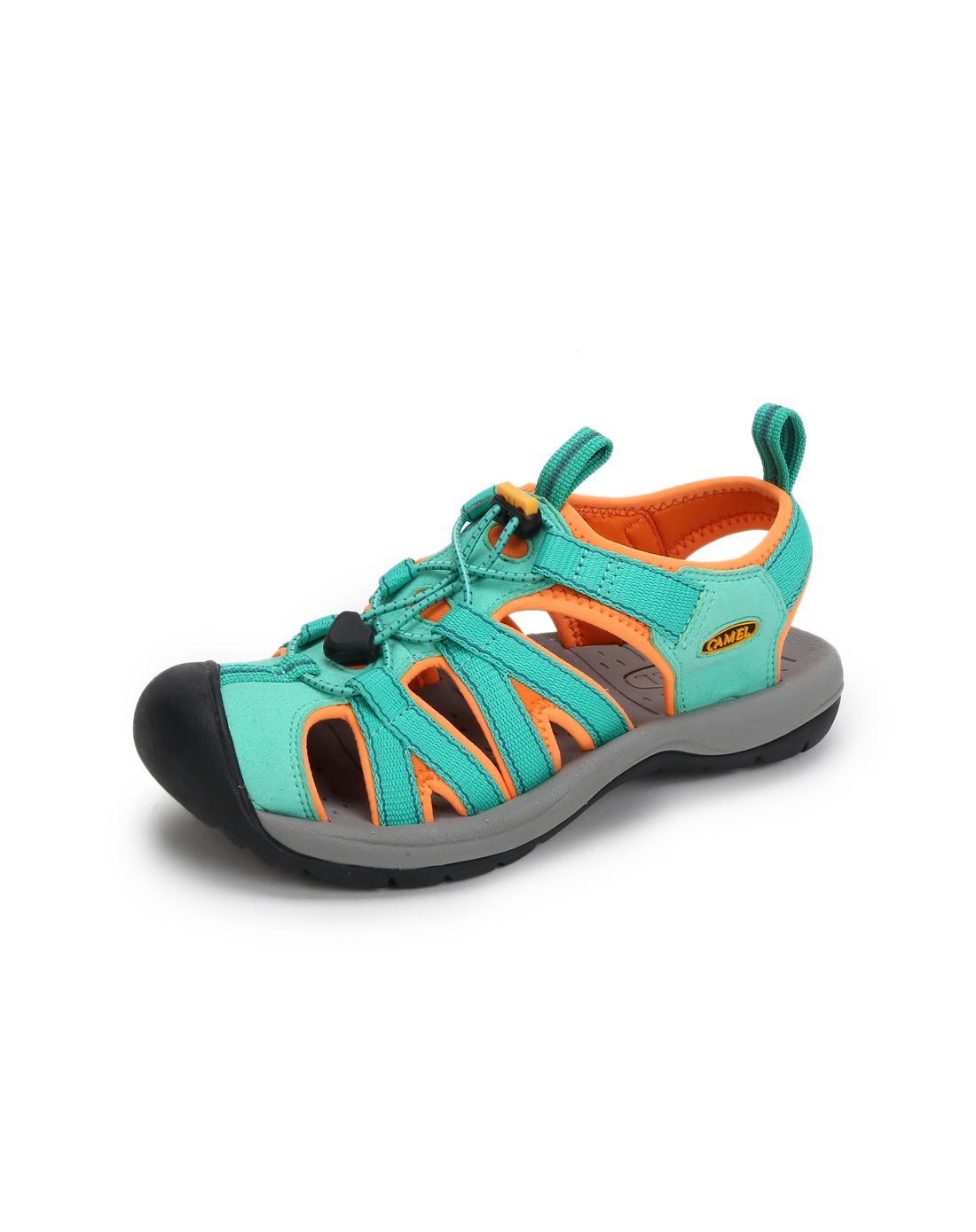 骆驼camel户外女士鞋服专场防滑耐磨 女款祖母蓝沙滩凉鞋a61606162584