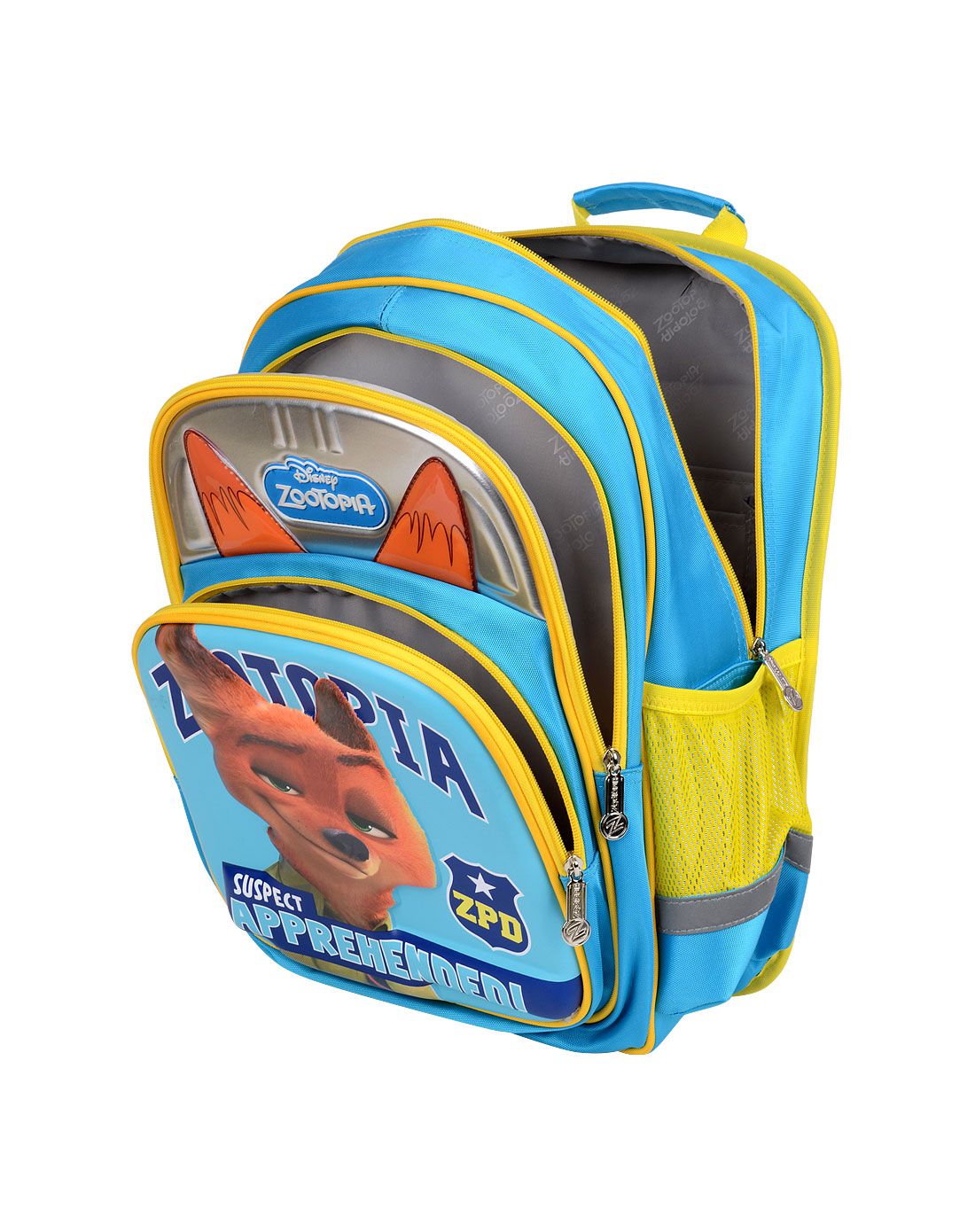 中性蓝黄疯狂动物城减压书包