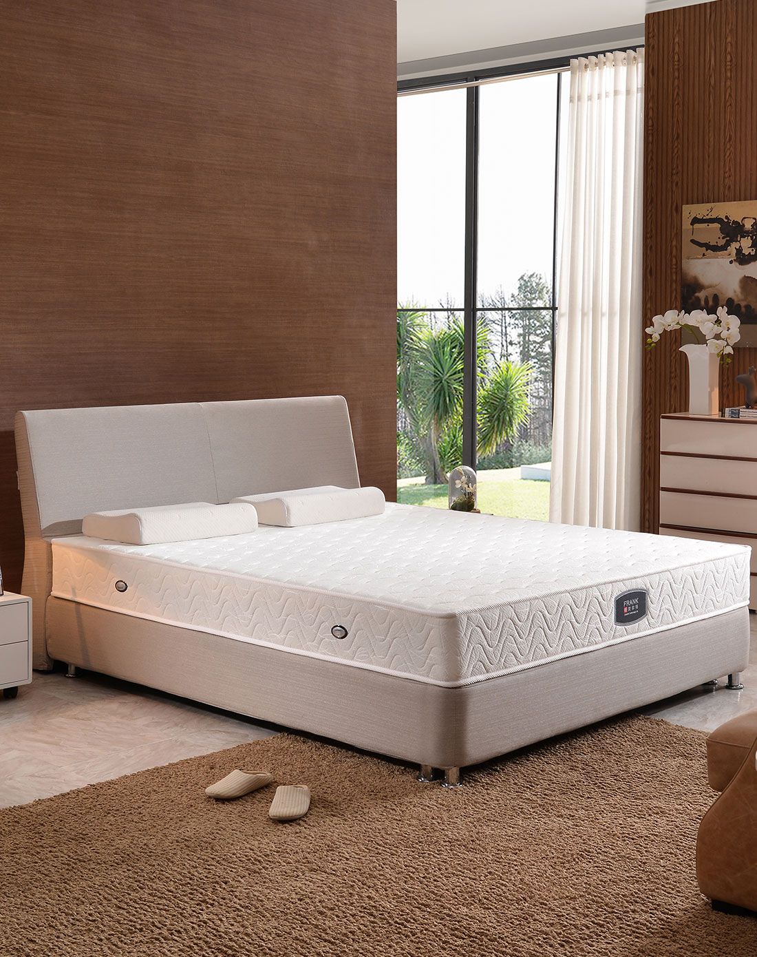 金海马kinhom家具专场直发货天然椰棕偏硬护脊弹簧床垫1.5*2.