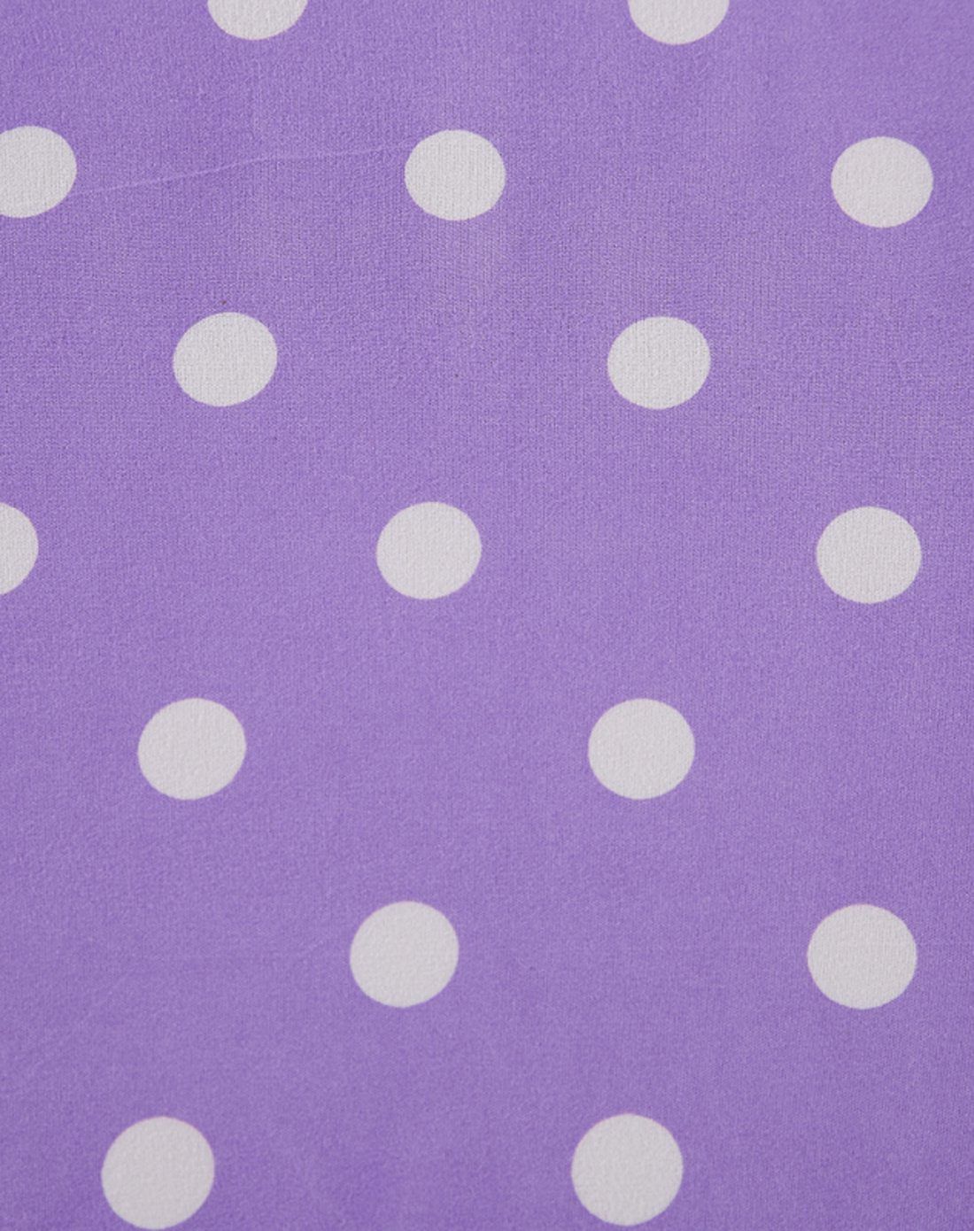 紫色时尚波点席梦思床笠1.5m床