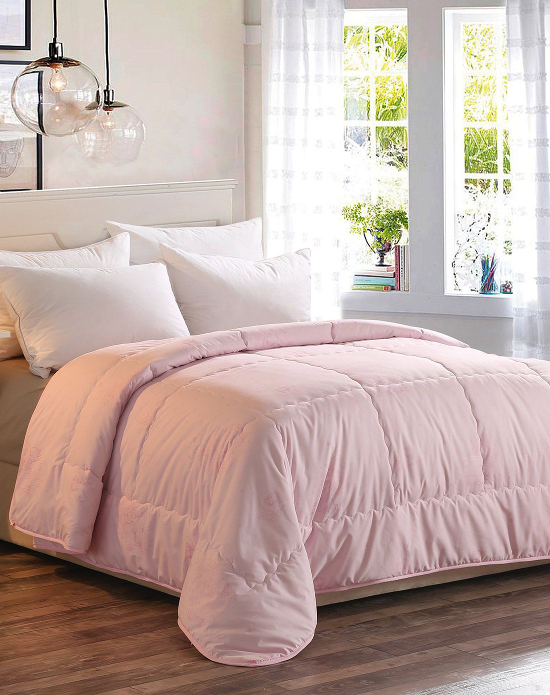 100%安卡拉羊毛被(粉色)