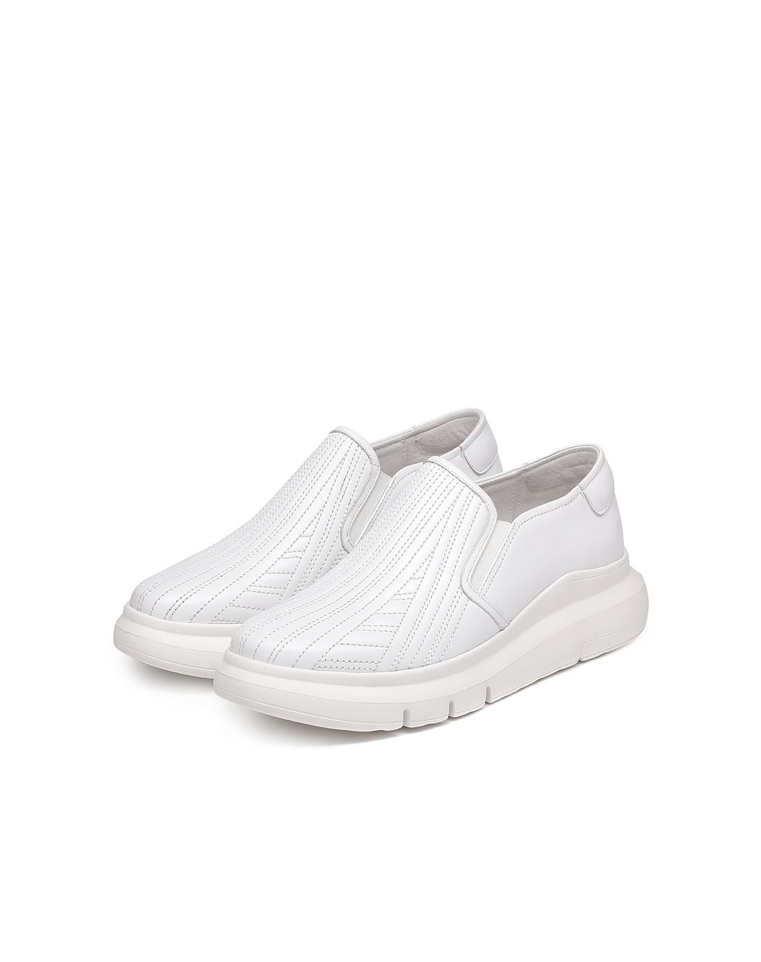 红蜻蜓red dragonfly2016秋款 白色厚底潮流休闲运动鞋wta67992_唯品