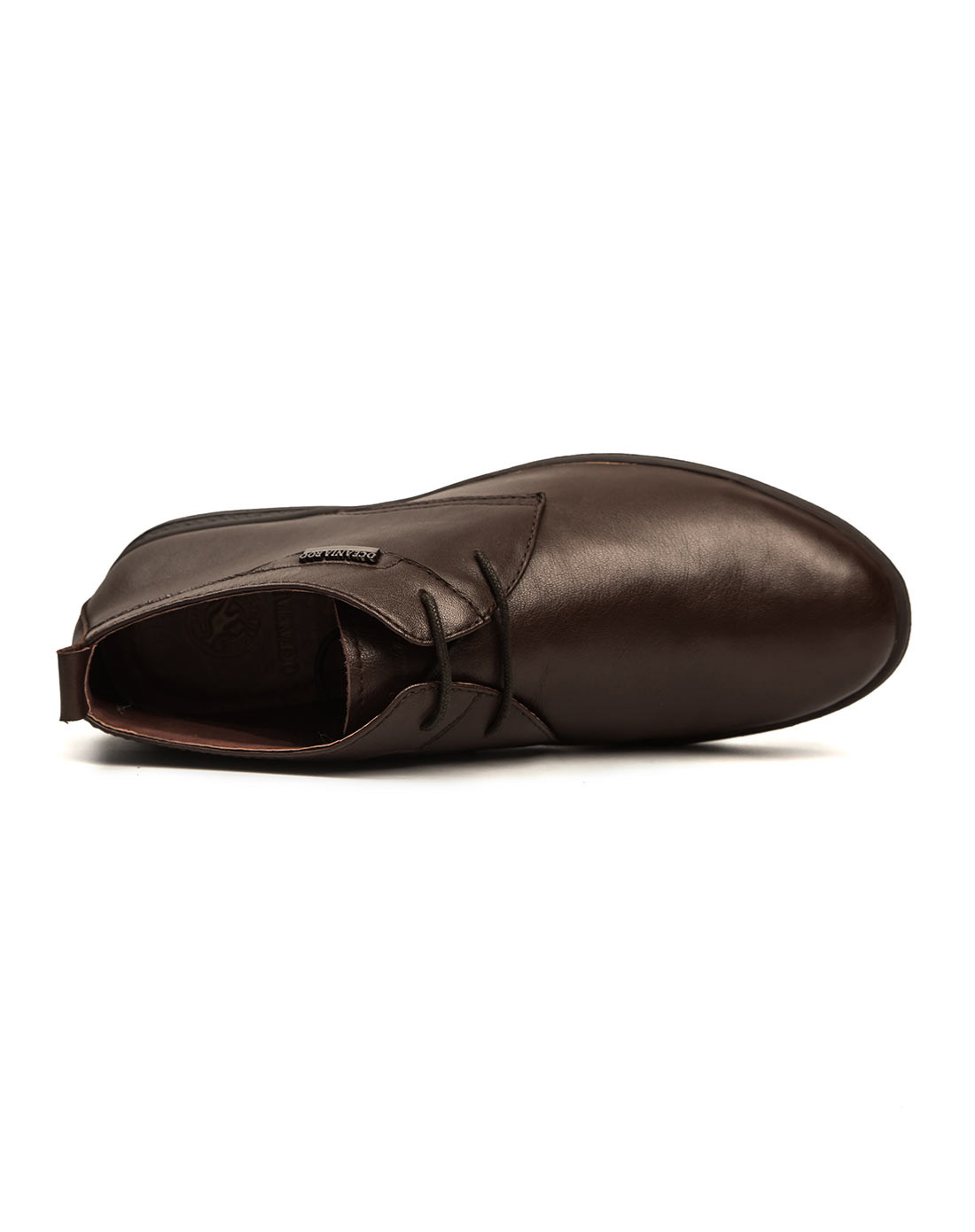 oceaniaroo-大洋洲袋鼠男鞋反季清仓专场创意拼接 棕色牛皮靴子430682