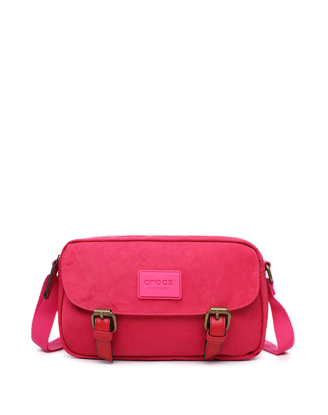 crocs女包专场 2016年女款黑色时尚斜挎包 运费 (订单满288免运费)