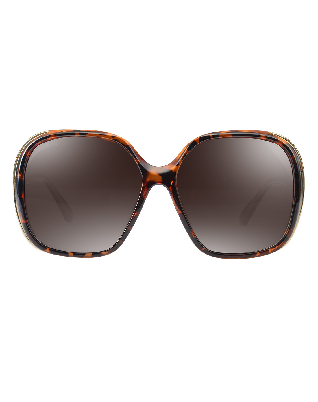 威古氏 【vip推荐】时尚大框女士潮流墨镜茶色