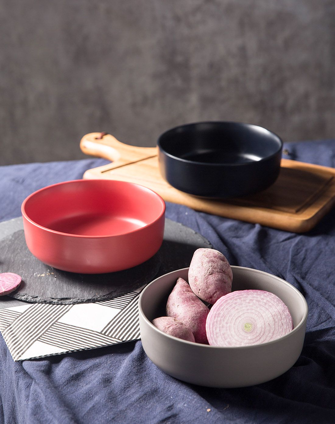 buck 6寸法海钵2件套红黑