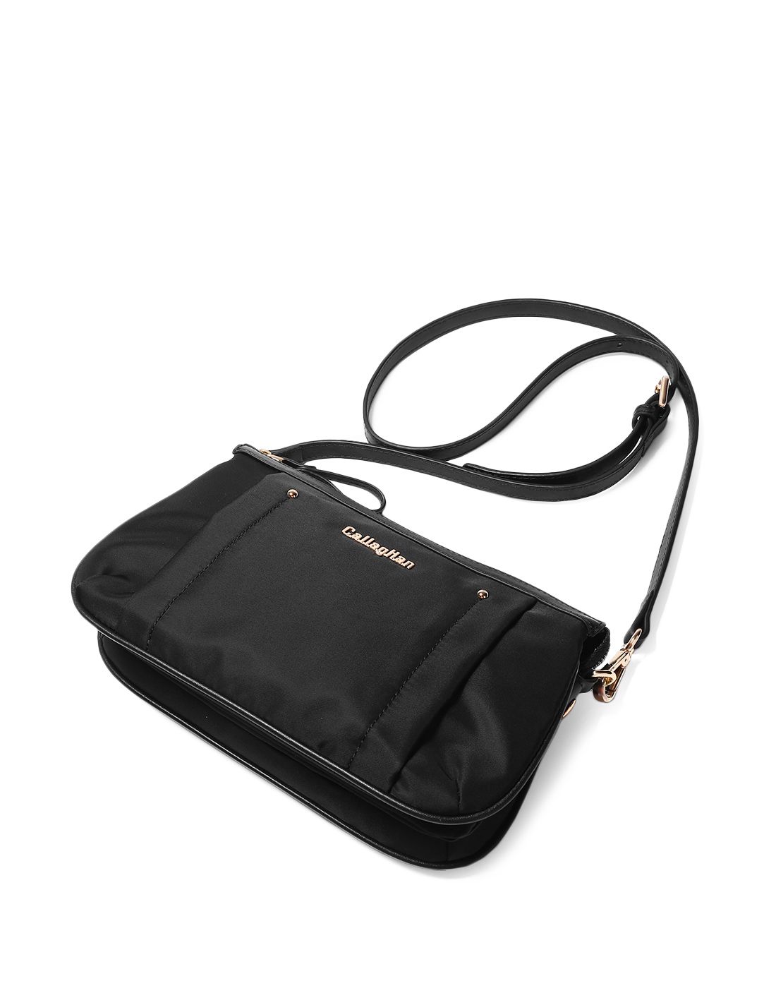 女款织物简约休闲斜挎水饺包