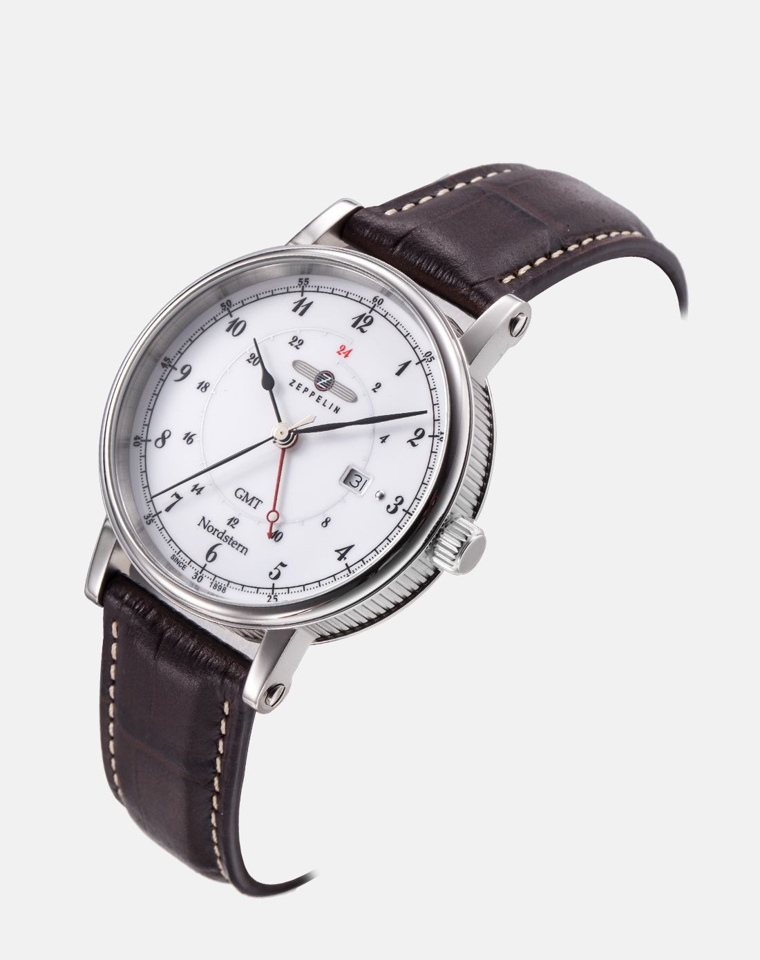 zeppelin【德国进口】北极星系列商务休闲石英男表