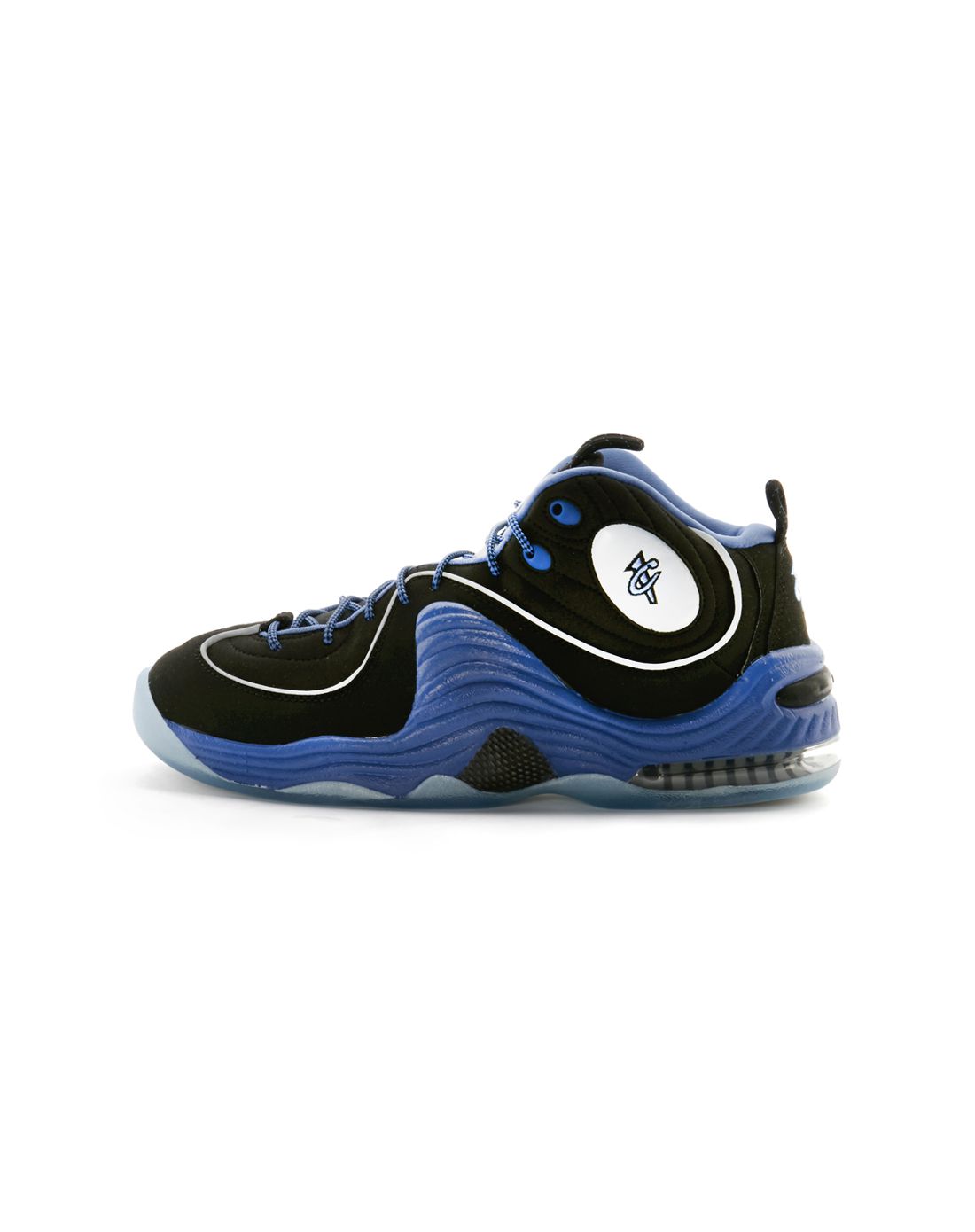air penny 2 男款黑/蓝色运动鞋 复古系列