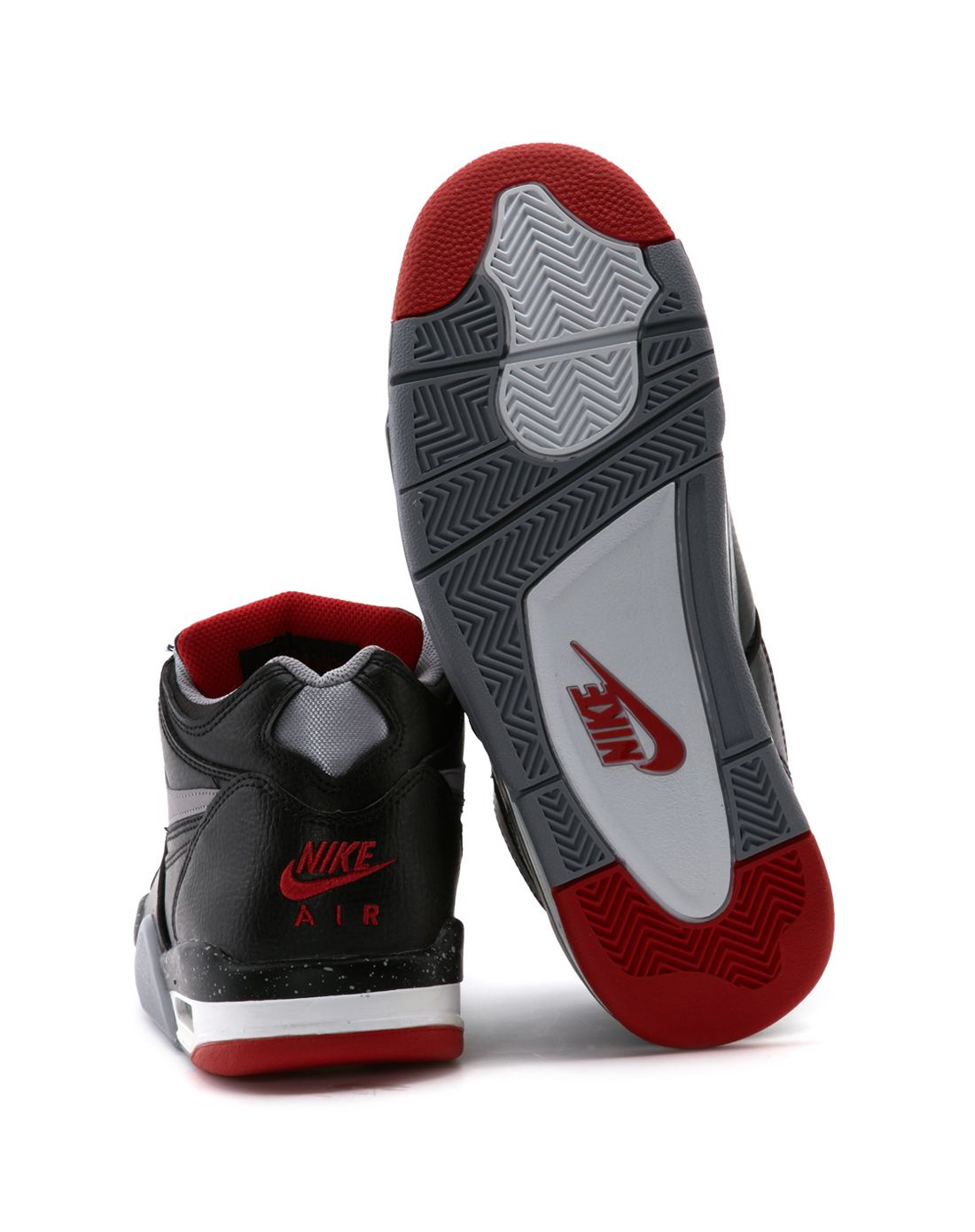 耐克nike air flight 男款黑色篮球鞋 篮球系列