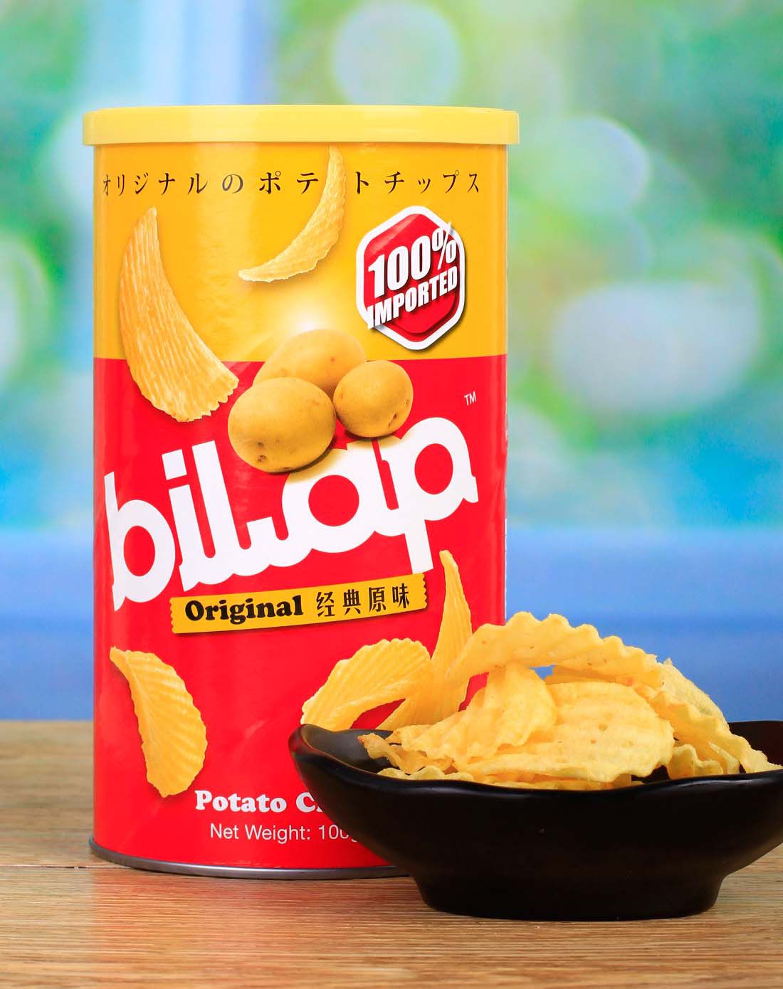 比纳 马来西亚 原味薯片100g