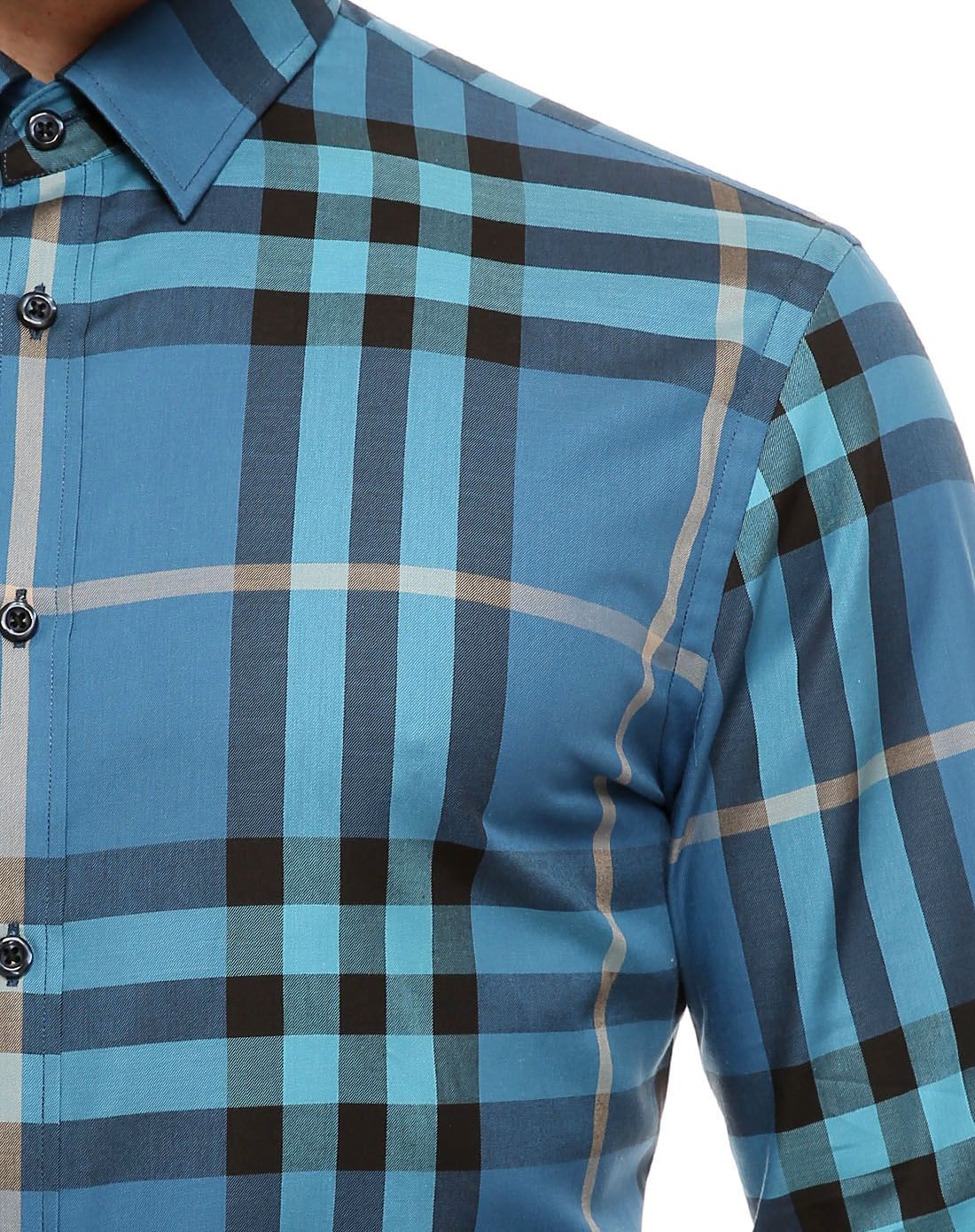 杰凡尼jevoni全棉大格子时尚魅力长袖休闲衬衫jd16110331w-512_唯品会