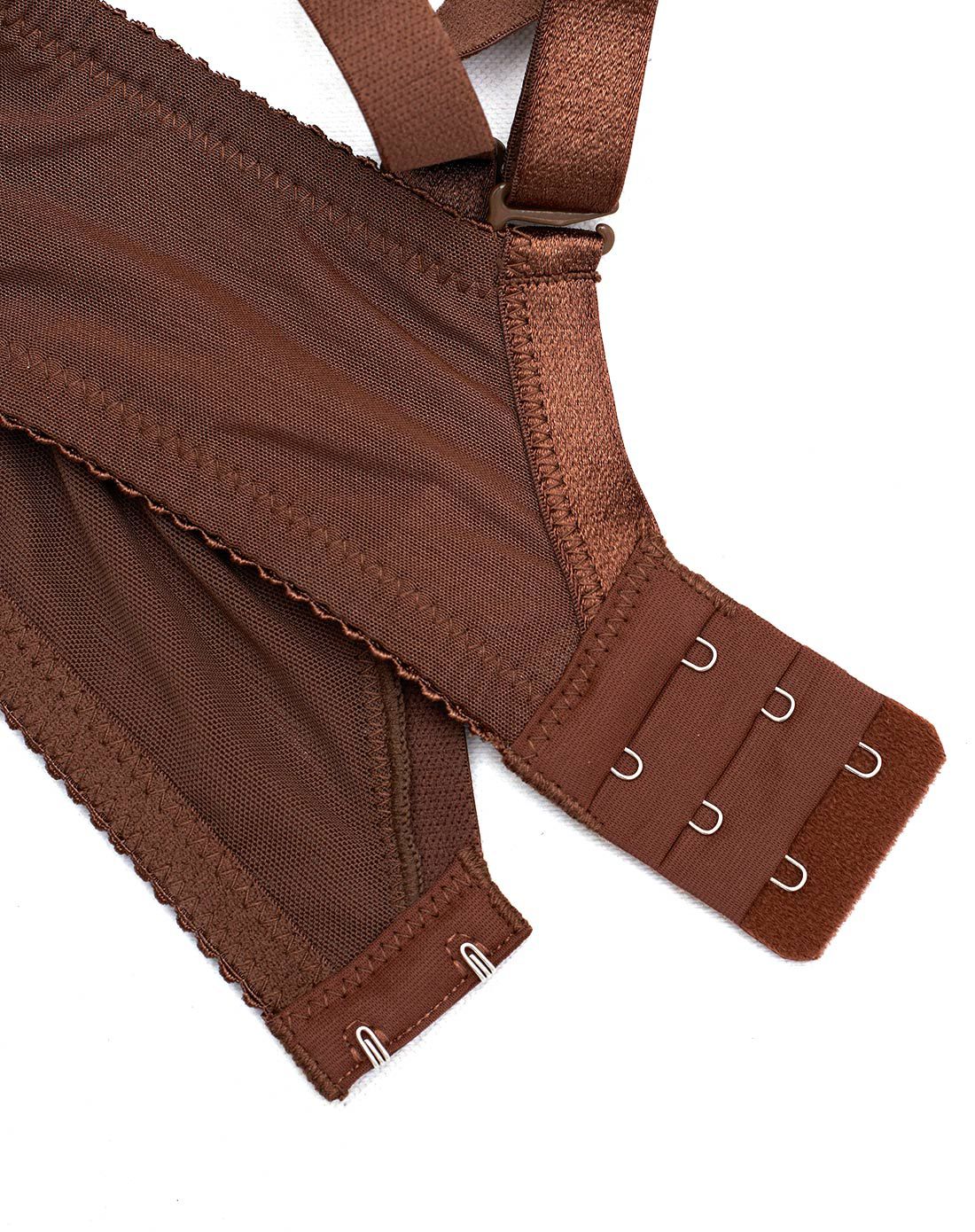 霞黛芳内衣专场咖啡色性感魅惑b杯文胸8666br6_唯品会