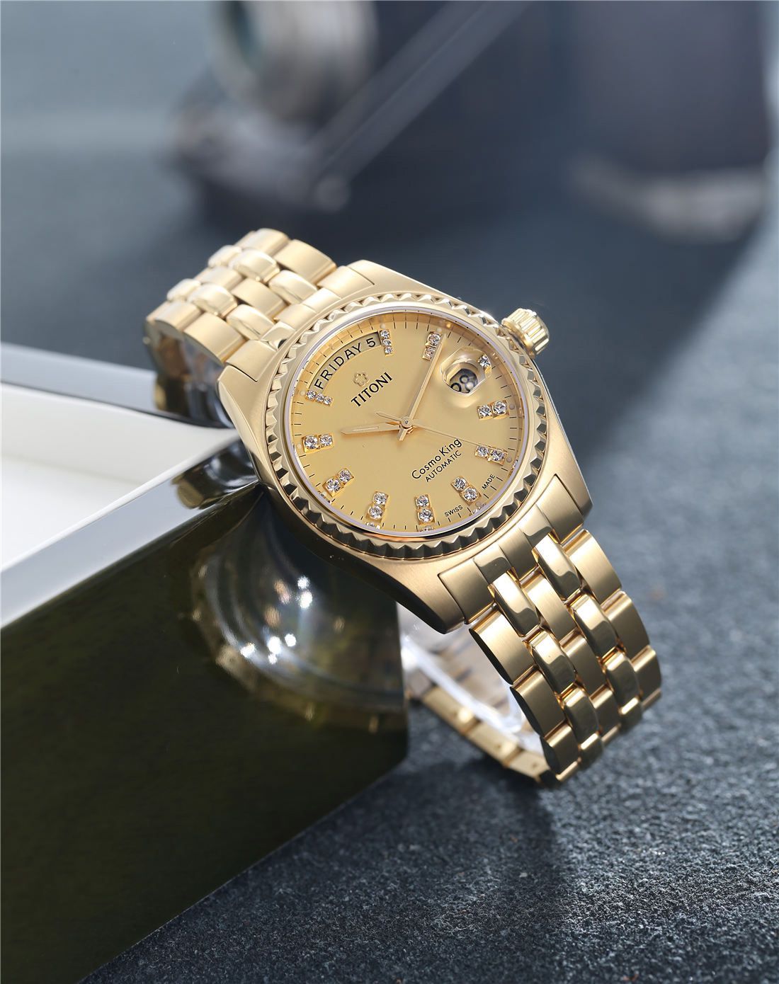 梅花 宇宙系列自动机械男表787g-306