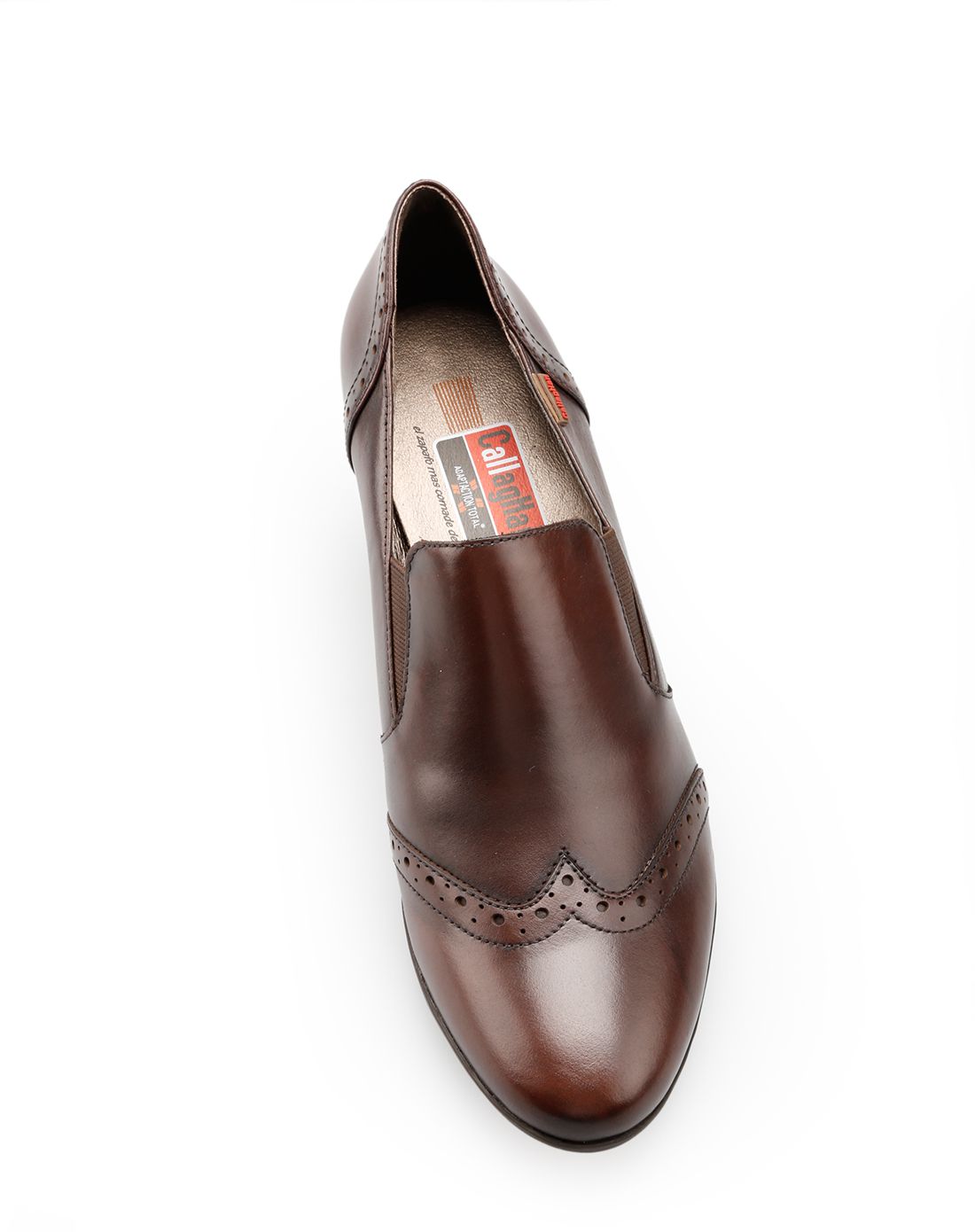 callaghan咖啡色油感牛皮商务单鞋cf2b5012071d_唯品会