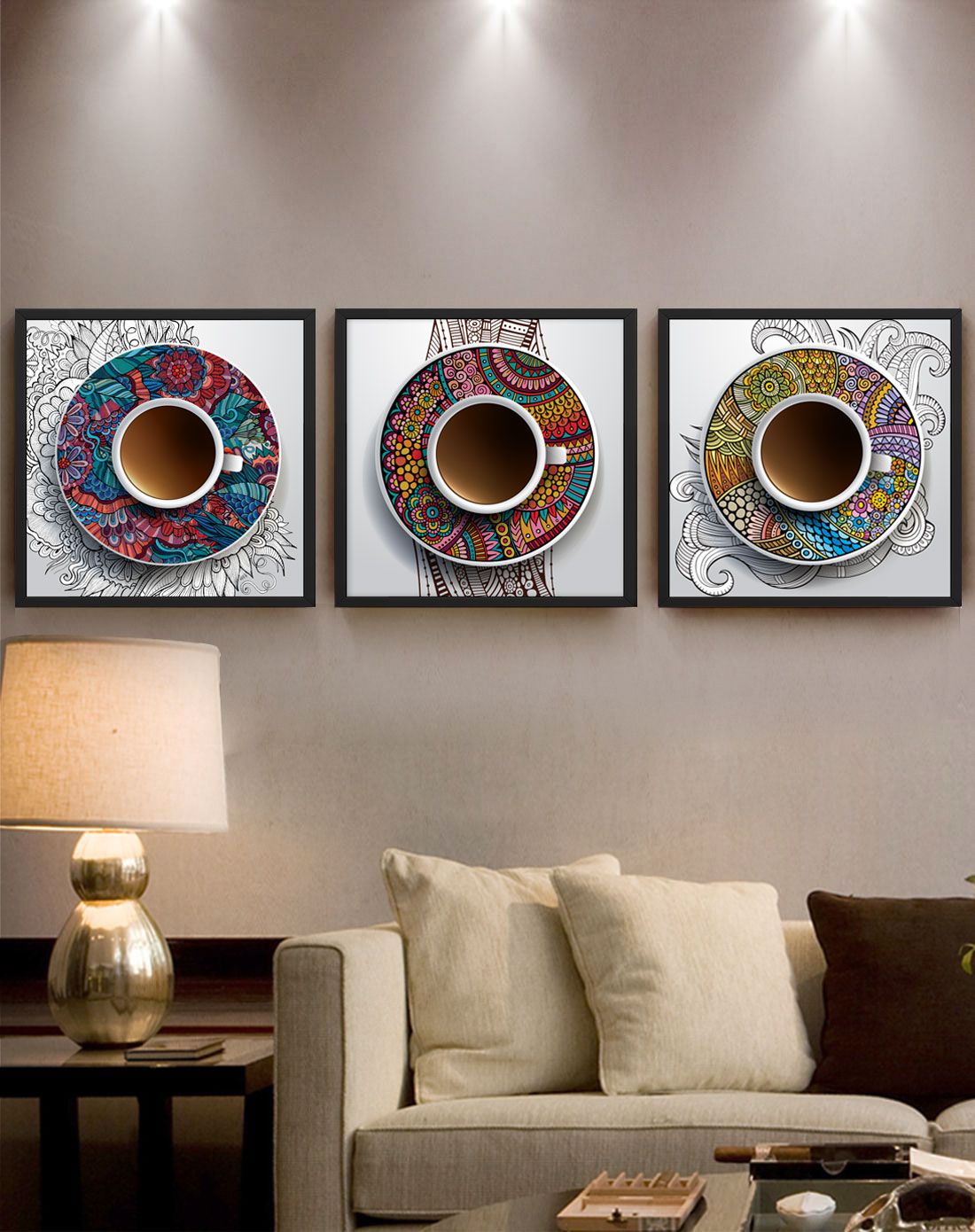 墙上的"艺术家"—柠檬树专场直发货现代简约民族风装饰画 艺术锦绣k25