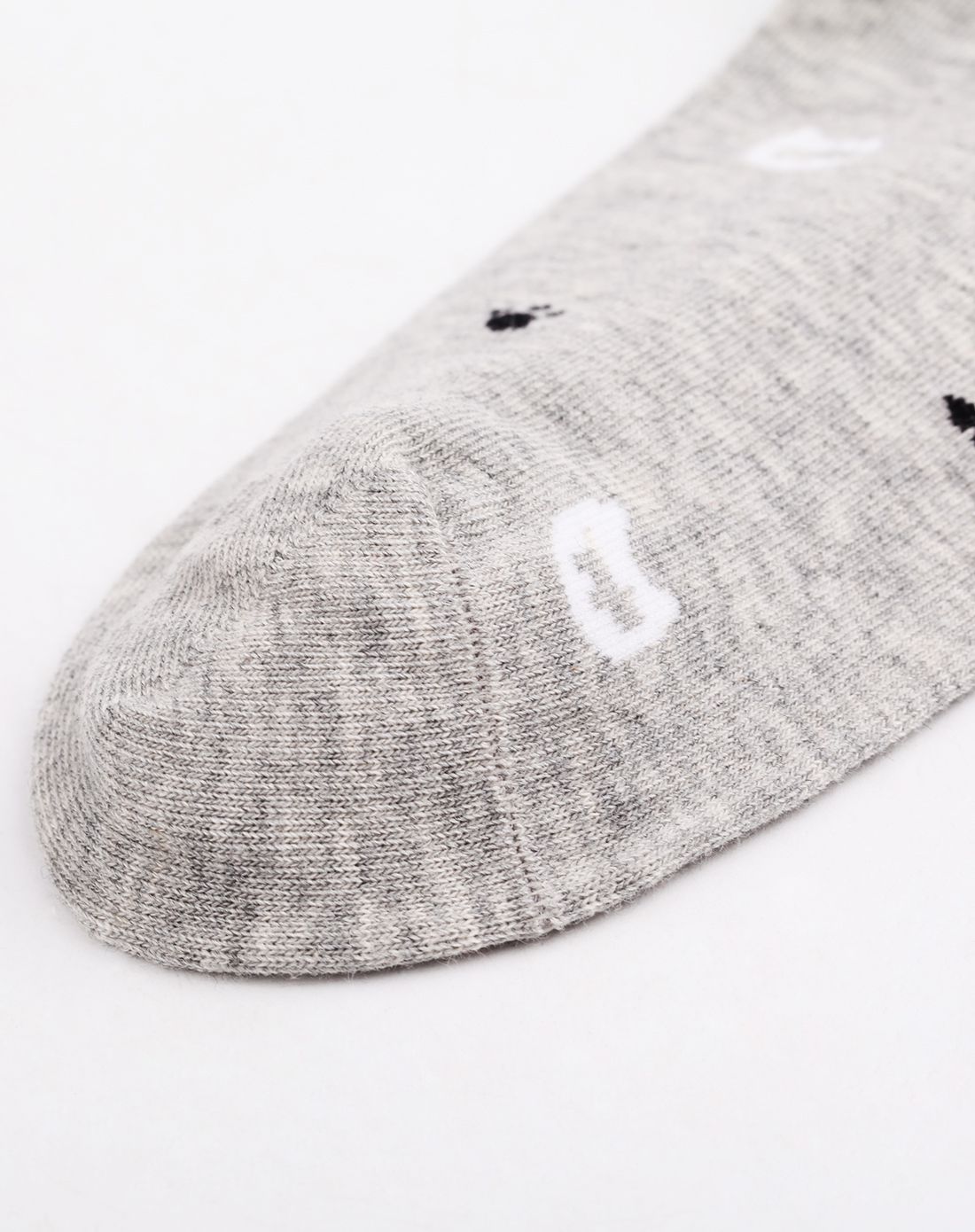 3双装女士混色黑白莱卡休闲袜子