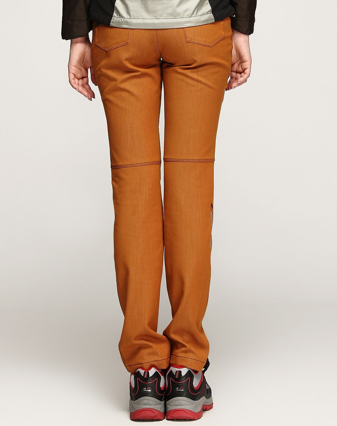 aimutu专业户外 女款棕黄色单层冲锋裤 四面弹力pw5332go_唯品会