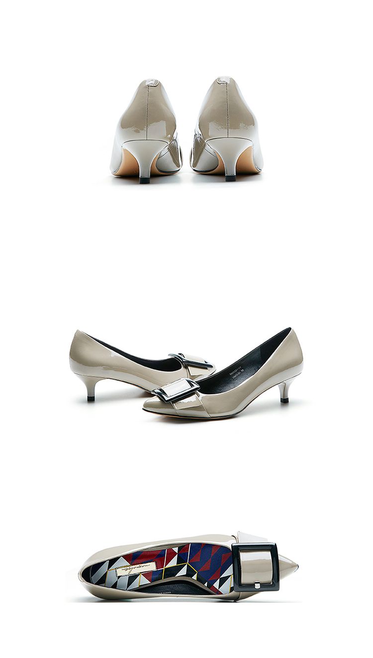 蹀愫tigrisso女鞋专场 蹀愫牛漆皮方扣中跟单鞋 品牌名称: 蹀愫 商品